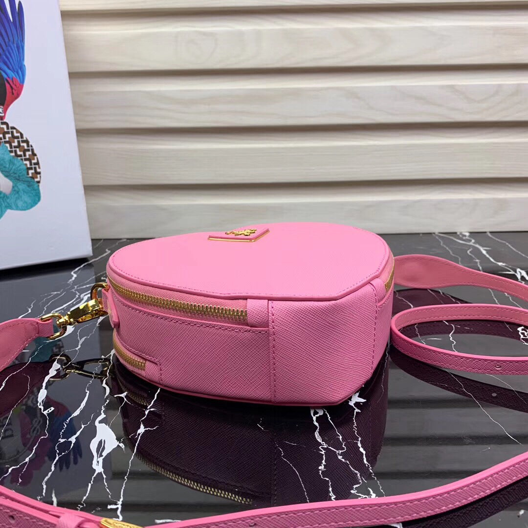 Odette leather handbag Prada Pink in Leather - 28810290
